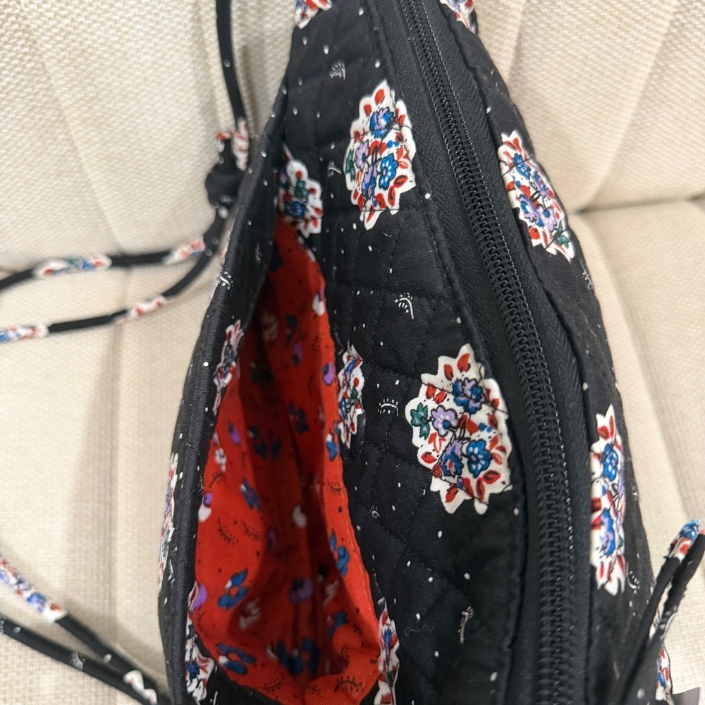 NEW Vera Bradley Foxbury Crossbody Bag Feathery Bouquets Quilted Floral Purse - Picture 5 of 8